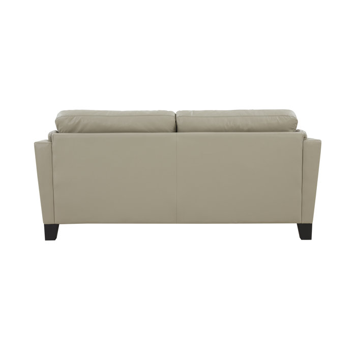 Latitude Run® Bergamo 82.5'' Genuine Leather Pillow Top Arm Sofa Wayfair